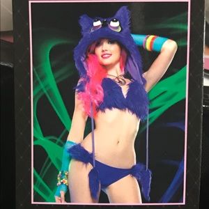 EDM or EDC 2 Pc Bikini Fax Fur